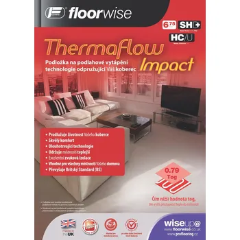 Koberec Floorwise Podložka pod koberec Floorwise Thermaflow Impact (role 11 m2) - 133x824 (role 11 m2) cm - 1 rok na vrácení + DOPRAVA ZDARMA k Vám i zpět