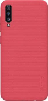 Pouzdro na mobilní telefon Nillkin Super Frosted pro Samsung Galaxy A70 červené