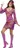 Smiffys Kostým hippie růžové šaty, XL