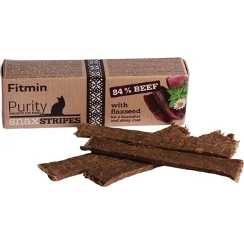 Pamlsek pro kočku Fitmin Cat Purity Snax Stripes Beef 35 g