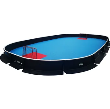 FLOORBEE Hangar - corner Florbalový mantinel - polovina oblouku černá, Ne, Radius 2090 mm, Ano