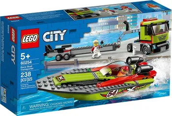 Stavebnice LEGO LEGO City 60254 Přeprava závodního člunu
