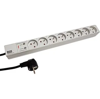 Napájecí panel PDU BACHMANN Napájecí panel 1U, 8x zásuvka CZ, přepěťová ochrana, 2m (333.4061) - 19.07.1270