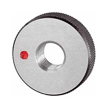 Pevný závitový kroužek pro metrický závit - M15x1,5 Sh8 - zmetek. ČSN 254125 (Závitový kroužek - kalibr. Souhrnná norma ČSN 254035)