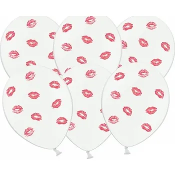 Balónek Balónek PUSINKY červené 30 cm, 6 ks