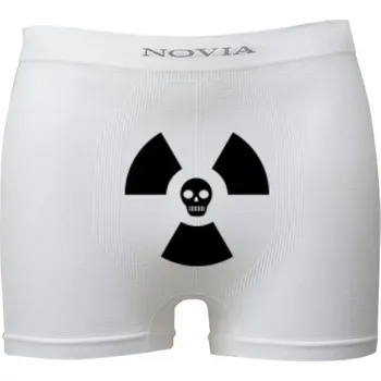 Trenýrky Trenýrky s potiskem Beware radiation pánské