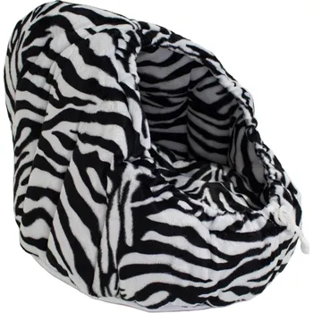 Pelíšek pro kočku Rajen plyšová kukaň pro kočky 40x40cm, vzor K-39