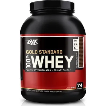Protein Optimum Nutrition 100 % Whey Gold 2240 g lískový oříšek