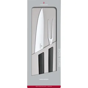 Kuchyňský nůž Dranžírovací sada Victorinox Swiss Modern 2 ks, černá