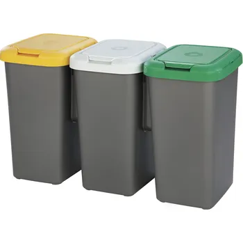 Odpadkový koš Tontarelli Trio 3 x 25 l koš na tříděný odpad
