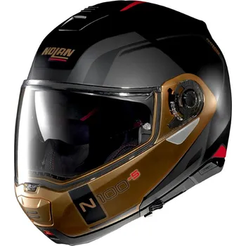 Helma na motorku Nolan N100-5 Consistency N-Com P/J Flat Black/Bronze