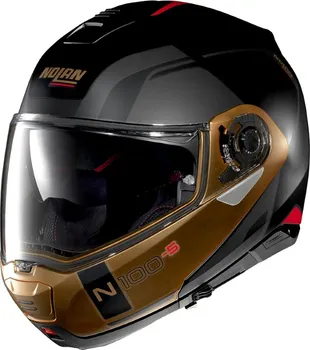 Helma na motorku Nolan N100-5 Consistency N-Com P/J Flat Black/Bronze