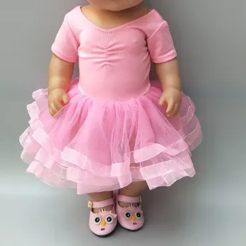 Tylové šatičky pro American girl a Baby Born 43 cm Barvy: Růžová