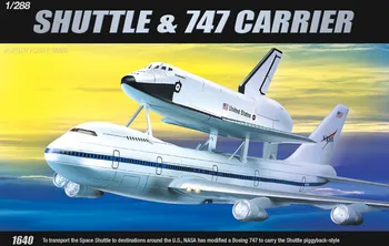Plastikový model Academy Shuttle & 747 Carrier 1:288