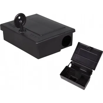 Hubení hlodavce Stanička deratizační DERPOL MYŠ malá + klíč 13x4x9cm