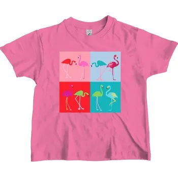 Tričko s potiskem Plameňáci pro holky dětské