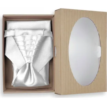 Kravata Svatební regata bílá + doprava zdarma