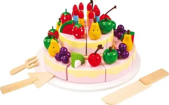 Dřevěná hračka Legler Narozeninový dort ke krájení