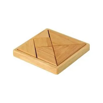 Hlavolam Tangram světlý střední