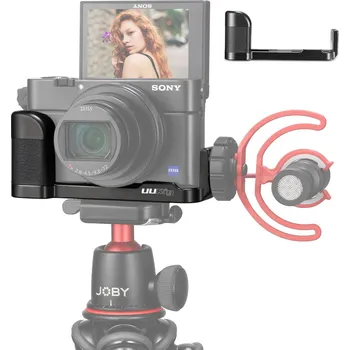 Mikrofon ULANZI L destička, poloviční klec, rig, na kameru Sony RX100 VII se sáňkami pro mikrofon na VLOG