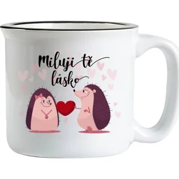 Pánské oblečení Keramikáček s potiskem Miluji tě lásko