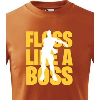 Chlapecké tričko Dětské tričko Floss like Boss, Barva Oranžová, Velikost 158 cm/12 roků, Canvas Dětské tričko Bezvatriko.cz 1