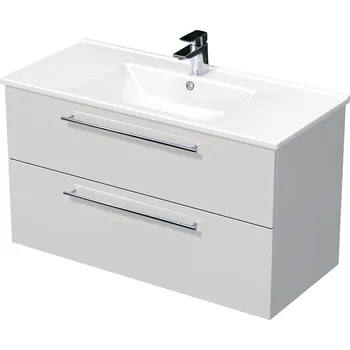 Nábytek Box - skříňka pod umyvadlo Arte 100 cm, 2 zásuvky, závěsná Box Arte 100 2Z