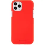 Kryt MERCURY Soft Feeling pro Apple iPhone 11 Pro - silikonový - červený