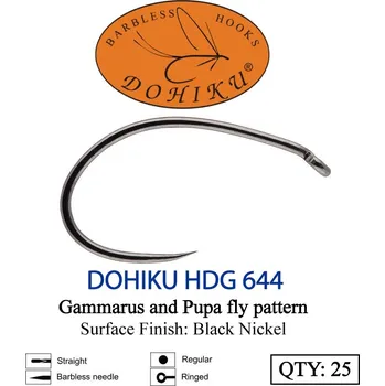 Rybářský háček Muškařské háčky Dohiku HDG 644