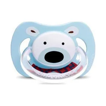dudlíky Suavinex Silikonové šidítko fyziologické Zima 4- 18 m Polární medvídek