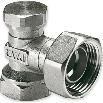 Hlavice pro radiátor Regulační šroubení rohové IVAR DS 332, rozměr EK * 1/2" 501338