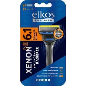 Elkos Men Xenon 6.1 Premium Holicí strojek se šesti břity - originál z Německa