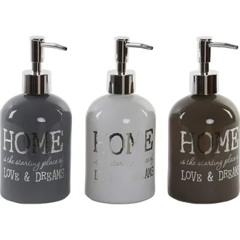 Dávkovač mýdla Skleněný dávkovač "HOME" 8x8x18/3dr.