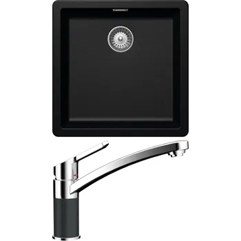 Granitový dřez Set Schock S12-3 (dřez Greenwich N-100 Magma + baterie SC-90 Magma)