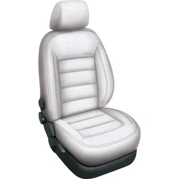 Potah sedadla Automega Authentic Leather BMW X3 II F25 2010- bílé