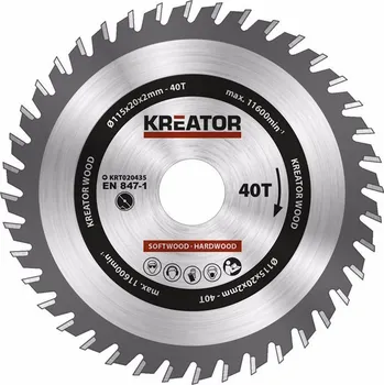 Pilový kotouč KREATOR KRT020435 115 mm