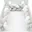 New Baby Ochranný bavlněný mantinel cop 225 cm, puntík šedý/bílý