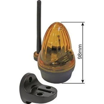 Maják Univerzální LED maják s anténou 12V, 24V, 230V AC/DC