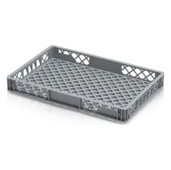 Zahradní úložný box Euro přepravka děrovaná 7,5 x 60 x 40 cm