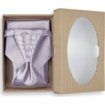 Kravata Svatební regata fialovošedá + doprava zdarma