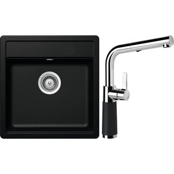 Granitový dřez Set Schock S11-7 (dřez Mono N-100S Magma + baterie SC-540.120 Magma)