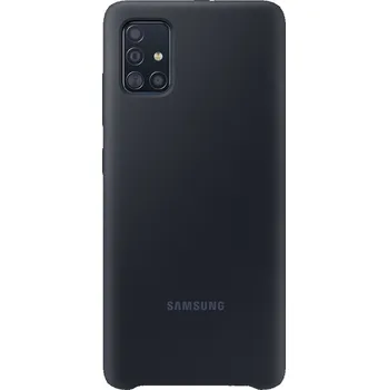 Pouzdro na mobilní telefon Samsung Silicone Cover pro Galaxy A51 černé