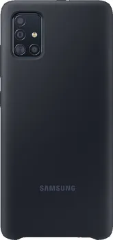 Pouzdro na mobilní telefon Samsung Silicone Cover pro Galaxy A51 černé