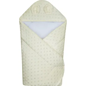 Zavinovačka Zavinovačka měkká s ouškami minky LittleUp Creme