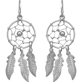 Náušnice Stříbrné náušnice Ag 2,7 g lapač snů