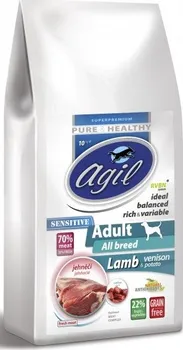 Krmivo pro psa Agil Grain Free Sensitive Adult Lamb/Venison 10 kg