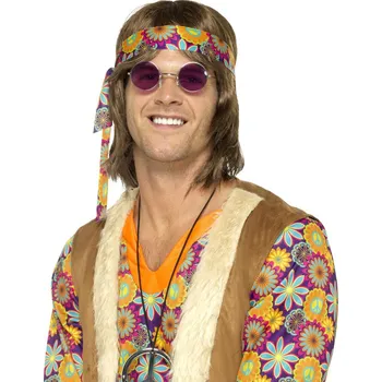 Smiffys Kulaté brýle lenonky fialové