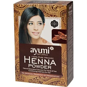 Barva na vlasy DNM Company Ayuuri Natural Hena přírodní barva na vlasy 100 g
