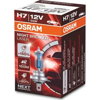 Autožárovka ŽÁROVKA H7 OSRAM NIGHT BREAKER LASER NEXT GENERATION +150% (1 KS) (64210NL)