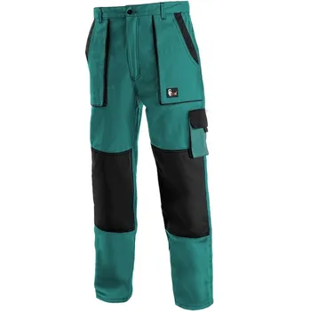 montérky CXS Luxy Josef prodloužené kalhoty zelené/černé